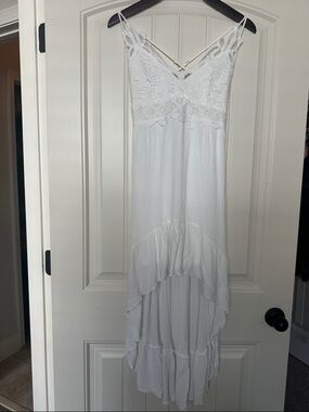 jeans dress maxi A Line Denim Maxi Dress